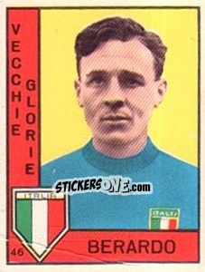 Figurina Berardo - Calciatori 1962-1963 - Panini