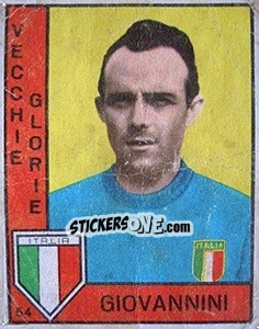 Figurina Giovannini - Calciatori 1962-1963 - Panini