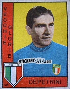 Sticker Depetrini - Calciatori 1962-1963 - Panini