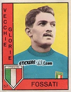 Sticker Fossati - Calciatori 1962-1963 - Panini