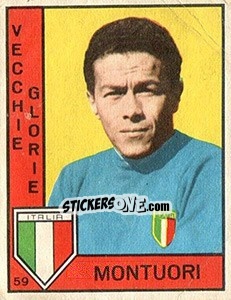 Figurina Montuori - Calciatori 1962-1963 - Panini