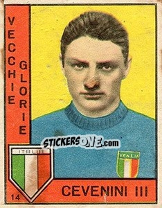 Sticker Cevenini - Calciatori 1962-1963 - Panini