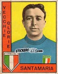 Cromo Santamaria - Calciatori 1962-1963 - Panini