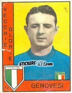 Figurina Genovesi - Calciatori 1962-1963 - Panini