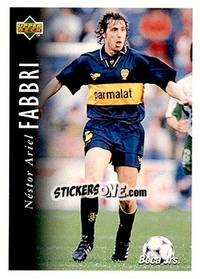 Figurina Nestor Ariel Fabbri - Futbol Argentino Apertura 1995 - Upper Deck