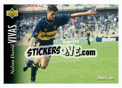 Sticker Nelson Vivas - Futbol Argentino Apertura 1995 n. 4 - Upper Deck
