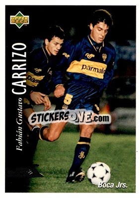 Cromo Fabian Gustavo Carrizo - Futbol Argentino Apertura 1995 n. 7 - Upper Deck