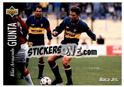 Sticker Blas Armando Giunta - Futbol Argentino Apertura 1995 n. 8 - Upper Deck