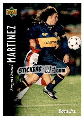 Cromo Sergio Daniel Martinez - Futbol Argentino Apertura 1995 n. 12 - Upper Deck