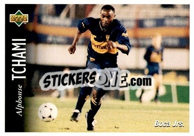 Sticker Alphonse Tchami - Futbol Argentino Apertura 1995 n. 14 - Upper Deck