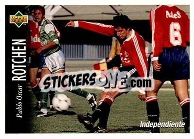 Sticker Pablo Oscar Rotchen - Futbol Argentino Apertura 1995 n. 23 - Upper Deck