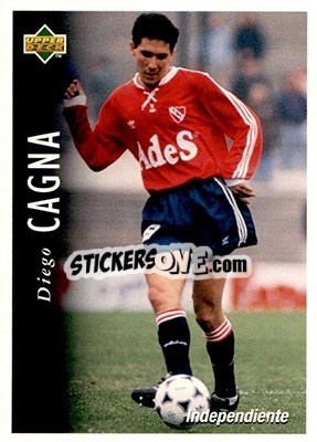 Sticker Diego Daniel Cagna - Futbol Argentino Apertura 1995 n. 27 - Upper Deck