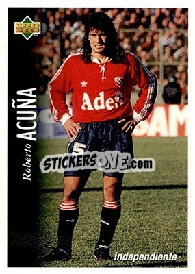 Sticker Roberto Acuña - Futbol Argentino Apertura 1995 n. 33 - Upper Deck