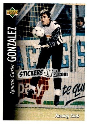 Sticker Ignacio Carlos Gonzalez - Futbol Argentino Apertura 1995 n. 37 - Upper Deck