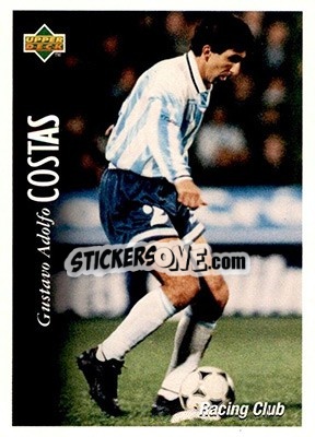 Sticker Gustavo Adolfo Costas - Futbol Argentino Apertura 1995 n. 40 - Upper Deck