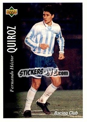 Sticker Fernando Hector Quiroz - Futbol Argentino Apertura 1995 n. 46 - Upper Deck