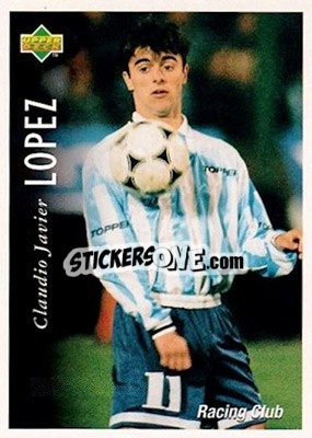Sticker Claudio Lopez - Futbol Argentino Apertura 1995 n. 47 - Upper Deck