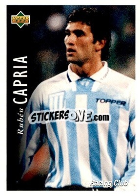 Figurina Ruben Capria - Futbol Argentino Apertura 1995 n. 48 - Upper Deck