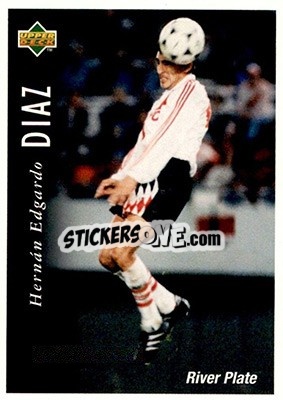 Sticker Hernan Edgardo Diaz - Futbol Argentino Apertura 1995 n. 54 - Upper Deck