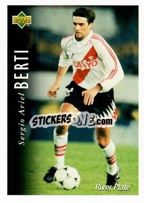 Sticker Sergio Ariel Berti - Futbol Argentino Apertura 1995 n. 61 - Upper Deck