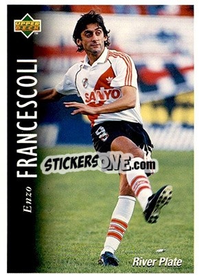Sticker Enzo Francescoli - Futbol Argentino Apertura 1995 n. 63 - Upper Deck