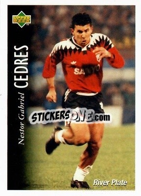 Sticker Nestor Gabriel Cedres - Futbol Argentino Apertura 1995 n. 64 - Upper Deck