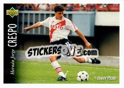 Sticker Hernan Crespo - Futbol Argentino Apertura 1995 n. 65 - Upper Deck