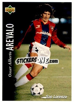 Sticker Oscar Alberto Arevalo - Futbol Argentino Apertura 1995 n. 69 - Upper Deck
