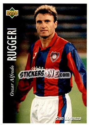 Sticker Oscar Ruggeri - Futbol Argentino Apertura 1995 n. 70 - Upper Deck
