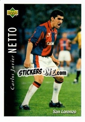 Sticker Carlos Javier Netto - Futbol Argentino Apertura 1995 n. 75 - Upper Deck