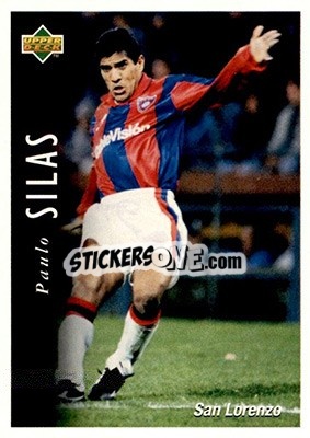 Sticker Paulo Silas - Futbol Argentino Apertura 1995 n. 76 - Upper Deck