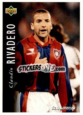 Sticker Claudio Rivadero - Futbol Argentino Apertura 1995 n. 77 - Upper Deck