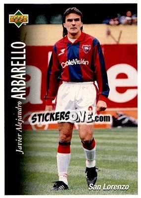 Sticker Javier Arbarello - Futbol Argentino Apertura 1995 n. 79 - Upper Deck