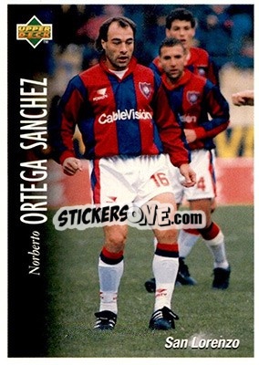 Sticker Norberto Ortega Sanchez - Futbol Argentino Apertura 1995 n. 82 - Upper Deck