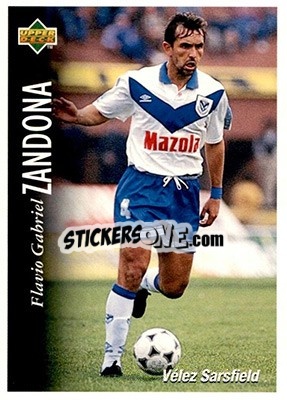 Sticker Flavio Gabriel Zandona - Futbol Argentino Apertura 1995 n. 85 - Upper Deck