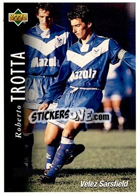 Sticker Roberto Trotta - Futbol Argentino Apertura 1995 n. 86 - Upper Deck