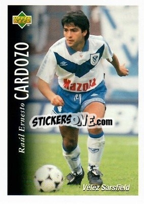 Sticker Raul Ernesto Cardozo - Futbol Argentino Apertura 1995 n. 89 - Upper Deck