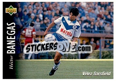 Sticker Hector Banegas - Futbol Argentino Apertura 1995 n. 90 - Upper Deck
