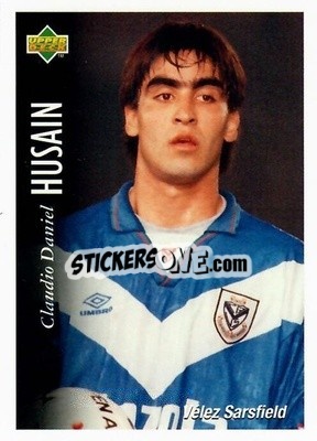 Sticker Claudio Daniel Husain - Futbol Argentino Apertura 1995 n. 93 - Upper Deck