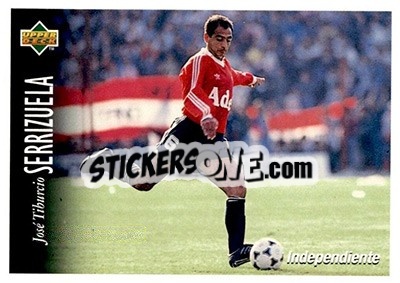 Sticker Jose Oscar Flores - Futbol Argentino Apertura 1995 n. 95 - Upper Deck