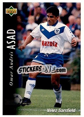 Sticker Omar Andres Asad - Futbol Argentino Apertura 1995 n. 96 - Upper Deck
