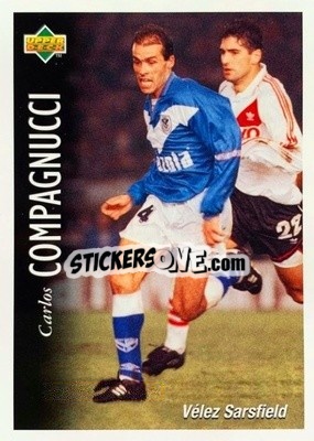 Sticker Carlos Compagnucci - Futbol Argentino Apertura 1995 n. 97 - Upper Deck