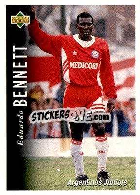 Sticker Eduardo Bennett - Futbol Argentino Apertura 1995 n. 105 - Upper Deck