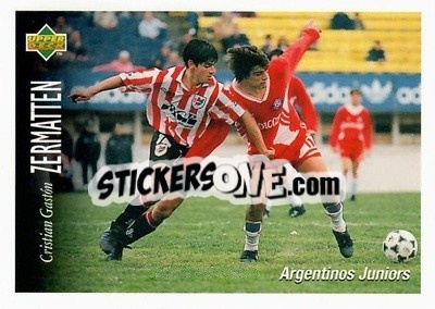 Sticker Cristian Gaston Zermatten - Futbol Argentino Apertura 1995 n. 106 - Upper Deck