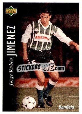 Sticker Jorge Ruben Jimenez - Futbol Argentino Apertura 1995 n. 113 - Upper Deck