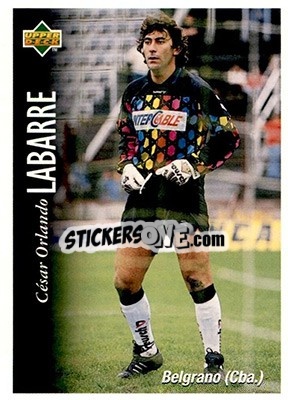 Sticker Cesar Orlando Labarre - Futbol Argentino Apertura 1995 n. 114 - Upper Deck