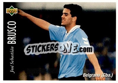 Sticker Jose Sebastian Brusco - Futbol Argentino Apertura 1995 n. 115 - Upper Deck