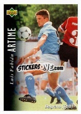 Sticker Luis Fabiann Artime - Futbol Argentino Apertura 1995 n. 116 - Upper Deck