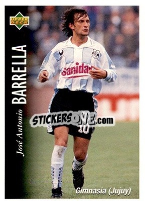 Sticker Jose Antonio Barrella - Futbol Argentino Apertura 1995 n. 124 - Upper Deck
