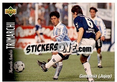 Sticker Marcelo Andres Trimarchi - Futbol Argentino Apertura 1995 n. 125 - Upper Deck